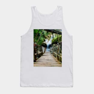 Bamboo footbridge to waterfall Tank Top